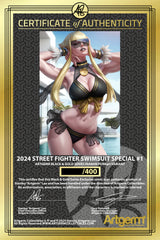 2024 STREET FIGHTER & FRIENDS SWIMSUIT SPECIAL #1 MANON BLACK & GOLD EXCLUSIVE