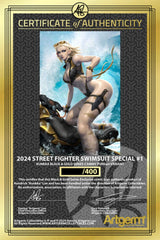 2024 STREET FIGHTER & FRIENDS SWIMSUIT SPECIAL #1 CAMMY BLACK & GOLD EXCLUSIVE STORFOLIO BUNDLE