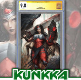 ABSOLUTE WONDER WOMAN #18 CVR C KENDRICK KUNKKA LIM CARD STOCK VAR CGC SS 9.8