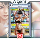 2024 STREET FIGHTER & FRIENDS SWIMSUIT SPECIAL #1 CHUN-LI BLACK & GOLD EXCLUSIVE CGC 9.8