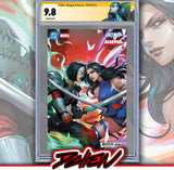 DC MARVEL BATMAN DEADPOOL #1 (ONE SHOT) Second Printing Cvr D Derrick Chew Card Stock Var CGC SS 9.8