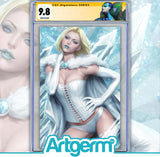 EMMA FROST THE WHITE QUEEN #1 FAN EXPO CLASSIC VIRGIN VARIANT CGC SS 9.8