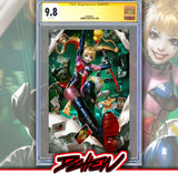 HARLEY QUINN #62 CVR D DERRICK CHEW CARD STOCK VAR CGC SS 9.8