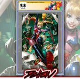 HARLEY QUINN #62 CVR D DERRICK CHEW CARD STOCK VAR CGC SS 9.8