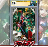 HARLEY QUINN #62 CVR D DERRICK CHEW CARD STOCK VAR CGC SS 9.8