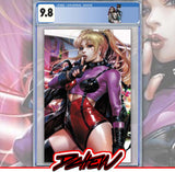 HARLEY QUINN #67 CVR D DERRICK CHEW CARD STOCK VAR (BATMAN BAD SEEDS) CGC 9.8