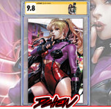 HARLEY QUINN #67 CVR D DERRICK CHEW CARD STOCK VAR (BATMAN BAD SEEDS) CGC SS 9.8