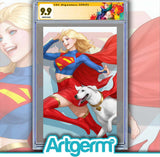 SUPERGIRL #6 CVR B STANLEY ARTGERM LAU CARD STOCK VAR CGC SS 9.9 MINT