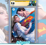 SUPERMAN THE WEDDING ALBUM 30TH ANNIVERSARY SPECIAL #1 (ONE SHOT) CVR E STANLEY ARTGERM LAU FOIL VAR CGC SS 9.8