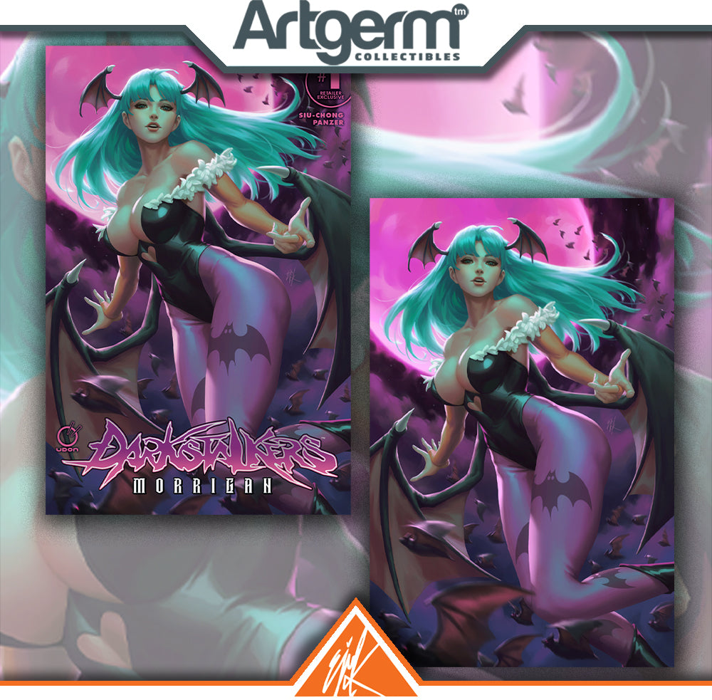 ポスター Artgerm Morrigan A3 print signed ポスター Artgerm Morrigan A3 print signed ポスター Artgerm