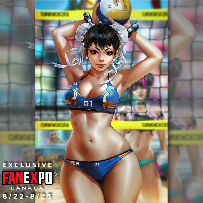 2024 STREET FIGHTER & FRIENDS SWIMSUIT SPECIAL #1 CHUN LI DCWJ - FAN EXPO CANADA