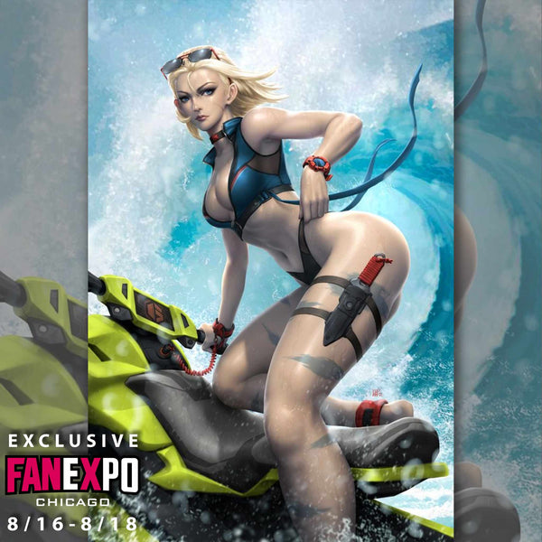 2024 STREET FIGHTER & FRIENDS SWIMSUIT SPECIAL #1 CAMMY KUNKKA - FAN EXPO CHICAGO