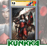 ABSOLUTE WONDER WOMAN #18 CVR C KENDRICK KUNKKA LIM CARD STOCK VAR CGC SS 9.8