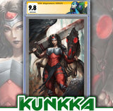 ABSOLUTE WONDER WOMAN #18 CVR C KENDRICK KUNKKA LIM CARD STOCK VAR CGC SS 9.8