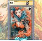 ABSOLUTE BATMAN #25 ARTGERM POISON IVY PUREart FOIL VARIANT CGC SS 9.8