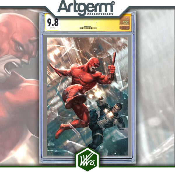 DAREDEVIL/PUNISHER: THE DEVIL'S TRIGGER #1 KENDRICK LIM VIRGIN VARIANT[1:100] CGC SS 9.8