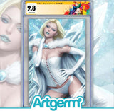 EMMA FROST THE WHITE QUEEN #1 FAN EXPO CLASSIC VIRGIN VARIANT CGC SS 9.8