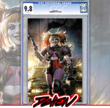 HARLEY QUINN #66 CVR D DERRICK CHEW CARD STOCK VAR (BATMAN BAD SEEDS) CGC 9.8