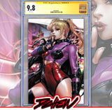 HARLEY QUINN #67 CVR D DERRICK CHEW CARD STOCK VAR (BATMAN BAD SEEDS) CGC SS 9.8