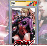 HARLEY QUINN #67 CVR D DERRICK CHEW CARD STOCK VAR (BATMAN BAD SEEDS) CGC SS 9.8