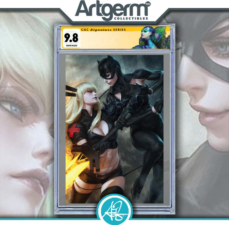 MARVEL/DC: DEADPOOL/BATMAN #1 ARTGERM VIRGIN VARIANT[1:100] CGC SS 9.8