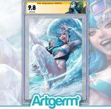 MARVEL SWIMSUIT SPECIAL: BRAND NEW BEACH DAY #1 ARTGERM VIRGIN VARIANT[1:200] CGC SS 9.8