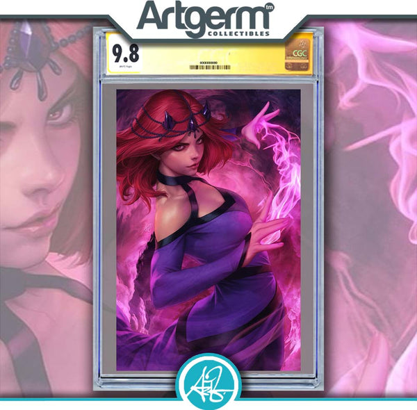 NEW CHAMPIONS #1 ARTGERM AMARANTH VIRGIN VARIANT[1:100] CGC SS 9.8