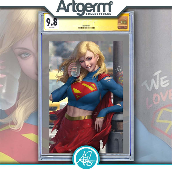 SUPERGIRL #5 CVR B STANLEY ARTGERM LAU CARD STOCK VAR CGC SS 9.8