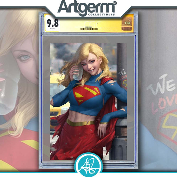 Artgerm Stanley Lau スタンリーラウ CGC アメコミ SUPERGIRL #5 CVR B STANLEY ARTGERM LAU CARD STOCK VAR CGC SS