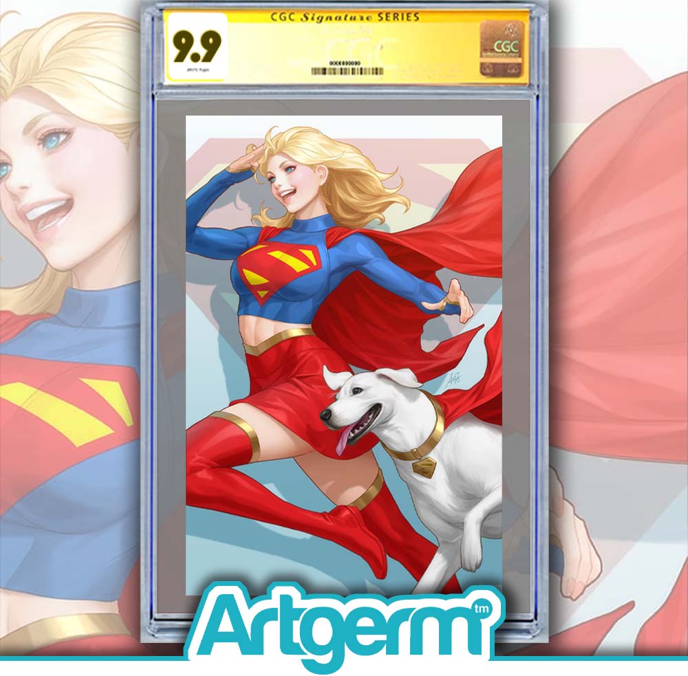 Artgerm Stanley Lau スタンリーラウ CGC アメコミ SUPERGIRL #6 CVR B STANLEY ARTGERM LAU CARD STOCK VAR CGC SS 9.9