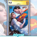 SUPERMAN THE WEDDING ALBUM 30TH ANNIVERSARY SPECIAL #1 (ONE SHOT) CVR B STANLEY ARTGERM LAU CARD STOCK VAR CGC SS 9.8