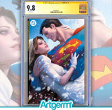 SUPERMAN THE WEDDING ALBUM 30TH ANNIVERSARY SPECIAL #1 (ONE SHOT) CVR E STANLEY ARTGERM LAU FOIL VAR CGC SS 9.8