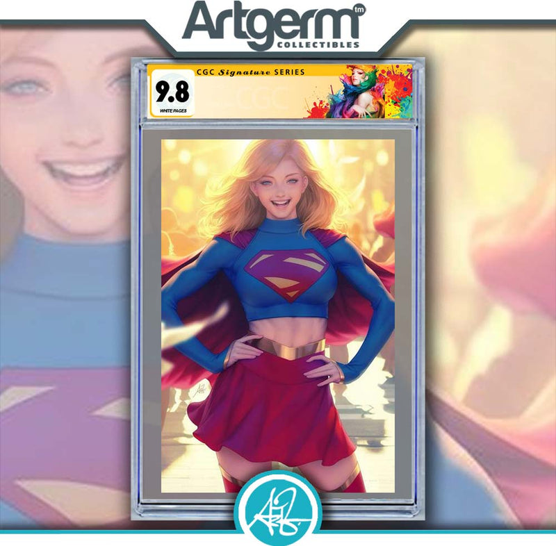 SUPERGIRL #1 CVR B STANLEY ARTGERM LAU CARD STOCK VAR CGC SS 9.8