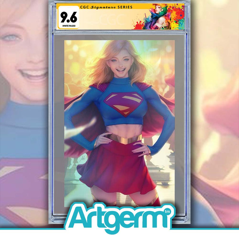 SUPERGIRL #1 CVR F STANLEY ARTGERM LAU FOIL VAR CGC SS 9.6
