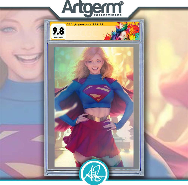 SUPERGIRL #1 CVR F STANLEY ARTGERM LAU FOIL VAR CGC SS 9.8