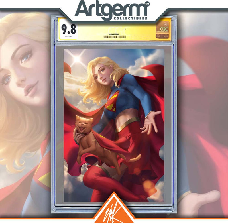 SUPERGIRL #4 CVR C EJIKURE CARD STOCK VAR CGC SS 9.8