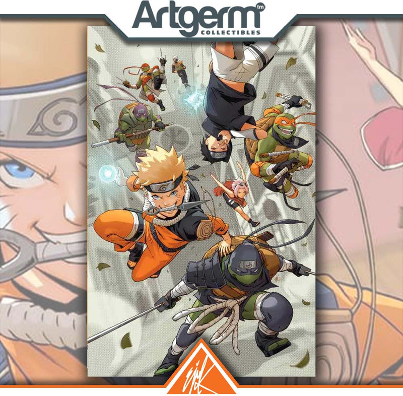 TEENAGE MUTANT NINJA TURTLES X NARUTO 1 COVER B PUREart VARIANT