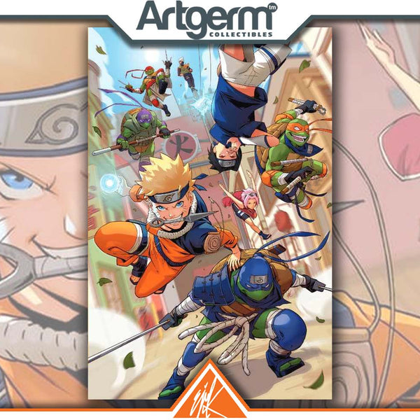 TEENAGE MUTANT NINJA TURTLES X NARUTO 1 COVER A PUREart VARIANT