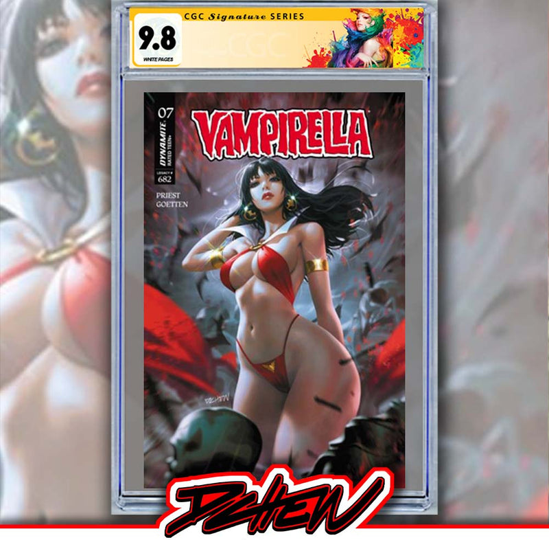 VAMPIRELLA (2025) #7 CVR B DERRICK CHEW VAR CGC SS 9.8