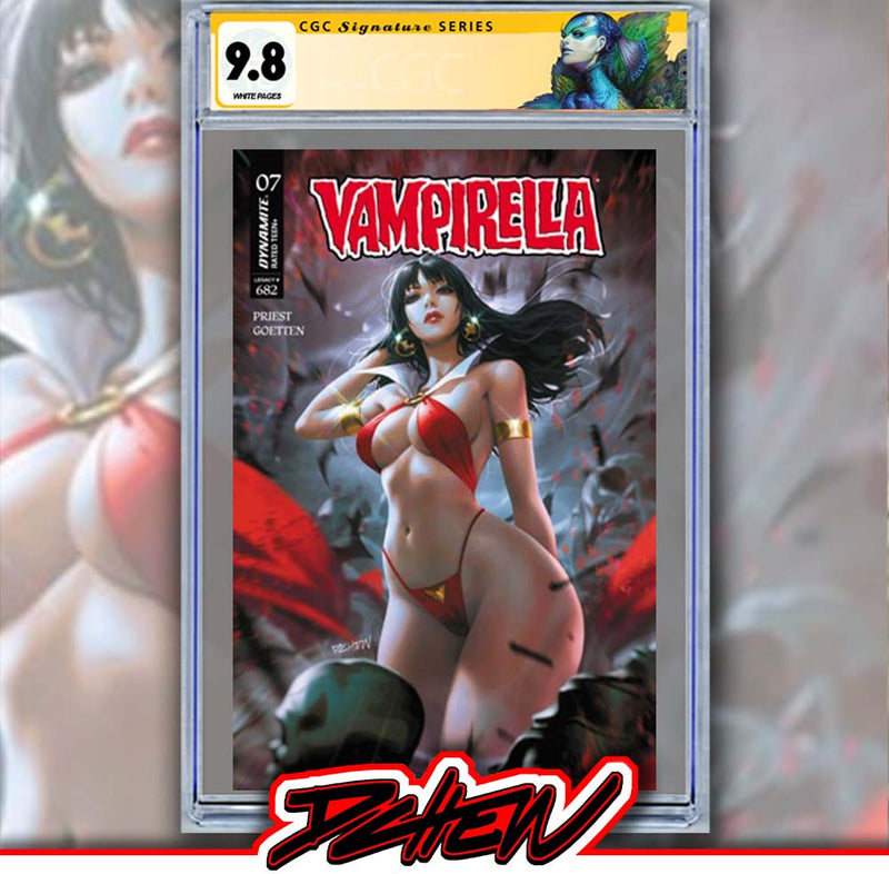 VAMPIRELLA (2025) #7 CVR B DERRICK CHEW VAR CGC SS 9.8