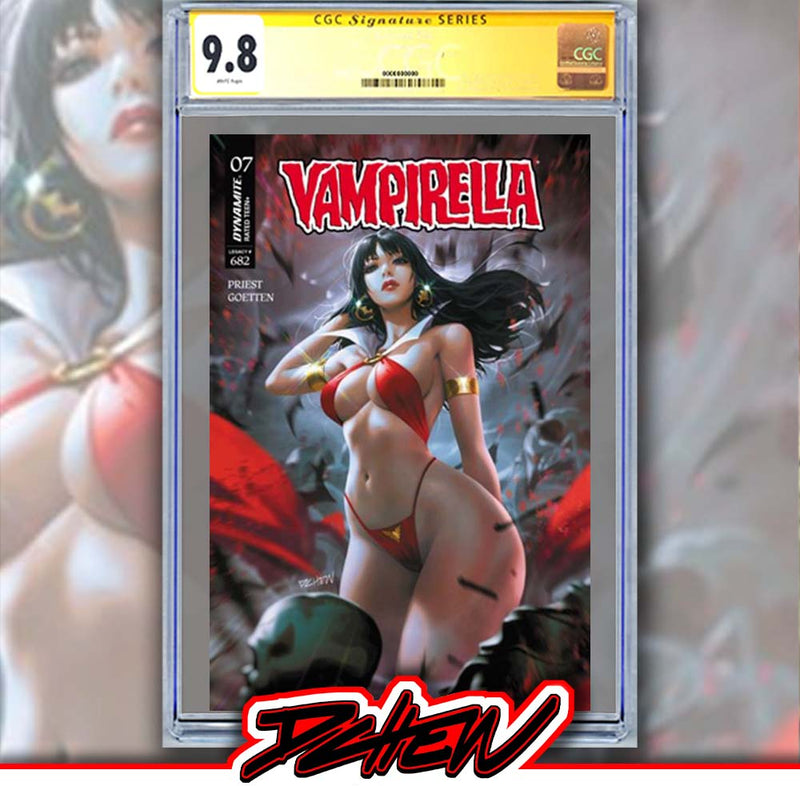 VAMPIRELLA (2025) #7 CVR B DERRICK CHEW VAR CGC SS 9.8
