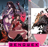 WITCHBLADE VAMPIRELLA #1 (ONE SHOT) PUREart VARIANT & 1:25 RATIO PACK