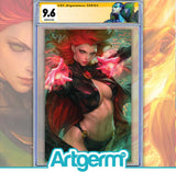 X-MEN UNITED #1 ARTGERM COLLECTIBLES GOBLIN QUEEN INFERNAL REIGN PUREart VARIANT CGC SS 9.6
