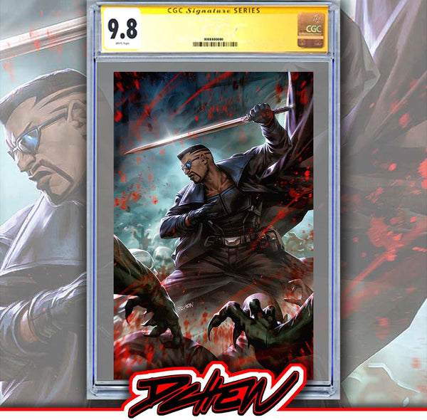 MARVEL: BLACK, WHITE & BLOOD AND GUTS #1 DERRICK CHEW VIRGIN VARIANT[1:100] CGC SS 9.8