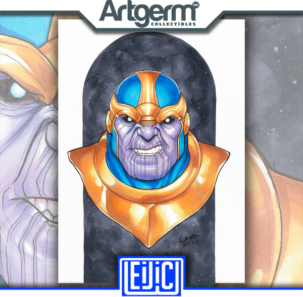 Thanos Original Sketch by WeijiC Eric Chen