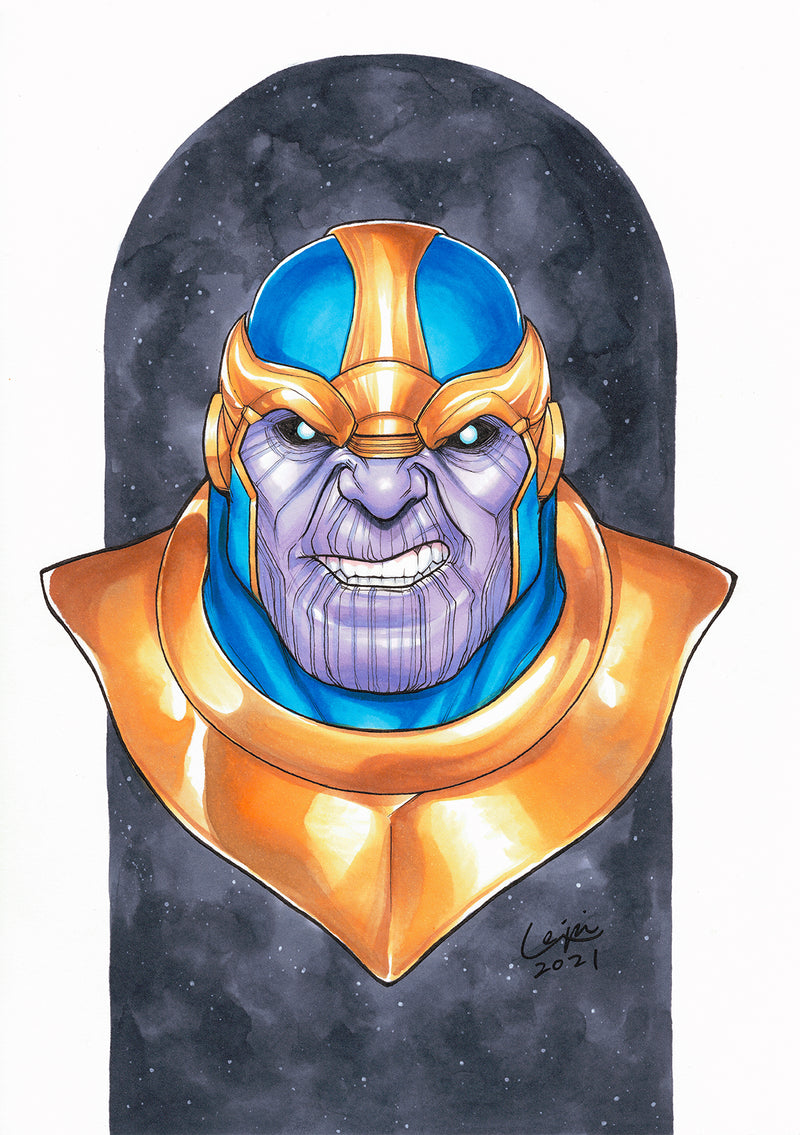 Thanos Original Sketch by WeijiC Eric Chen